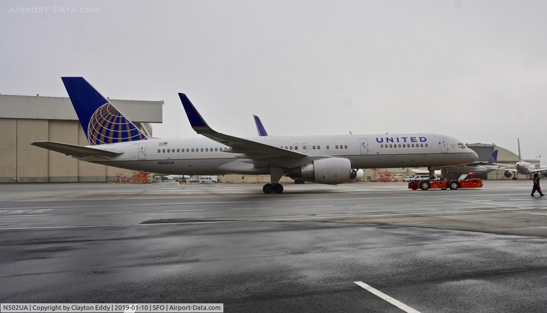 N502UA, 1989 Boeing 757-222 C/N 24623, SFO 2019.