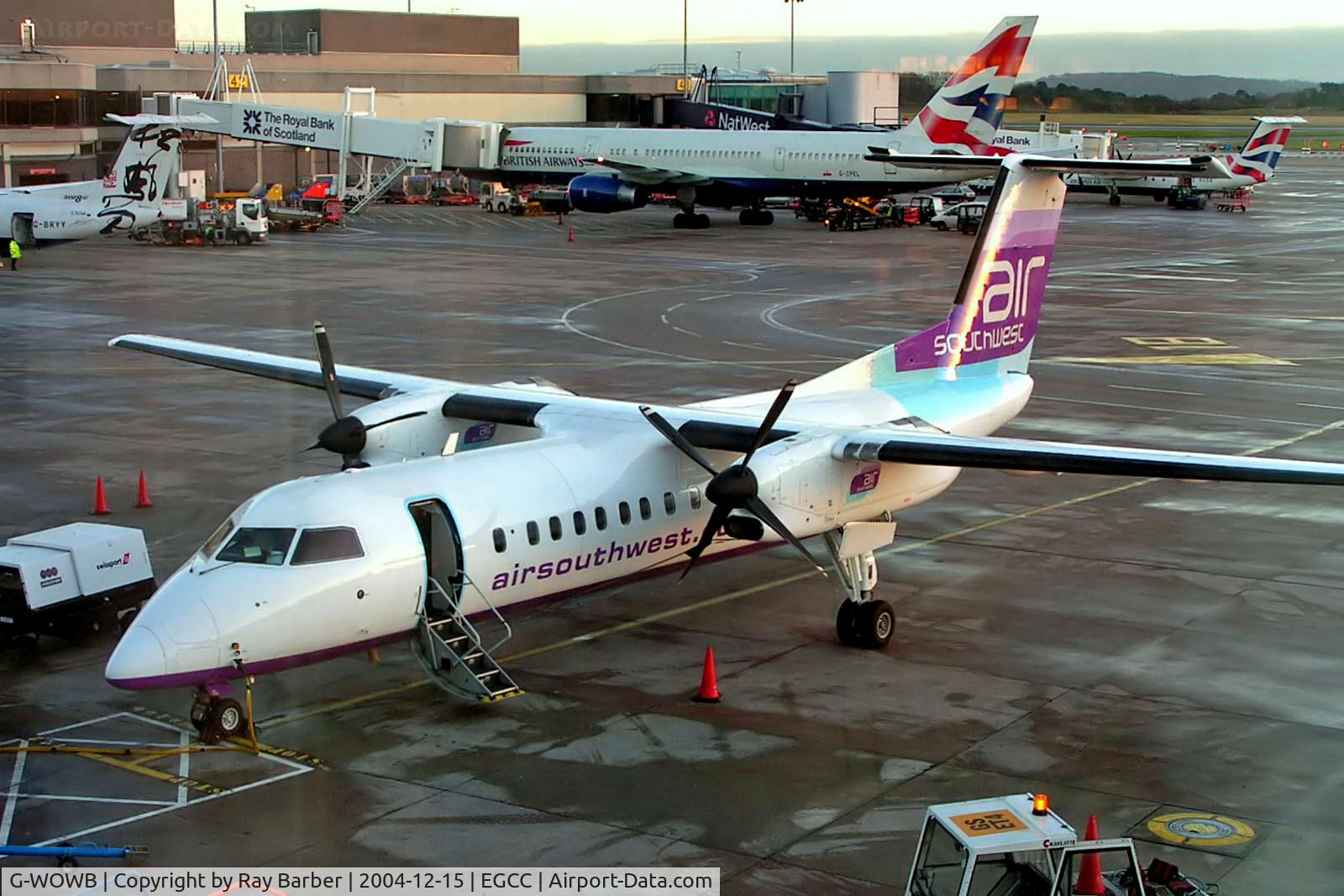 G-WOWB, 1992 De Havilland Canada DHC-8-311 Dash 8 C/N 334, G-WOWB   De Havilland Canada DHC-8Q-311A Dash 8 [334] (Air Southwest) Manchester-Ringway~G 15/12/2004