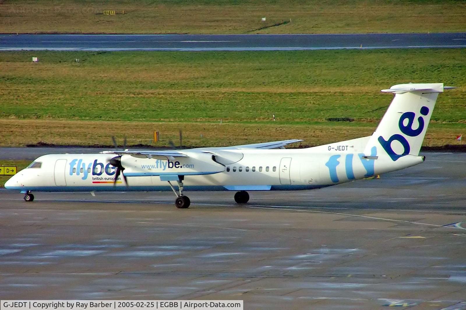 G-JEDT, 2003 De Havilland Canada DHC-8-402Q Dash 8 C/N 4088, G-JEDT   De Havilland Canada DHC-8Q-402 Dash 8 [4088] (Flybe) Birmingham Int'l~G 25/02/2005