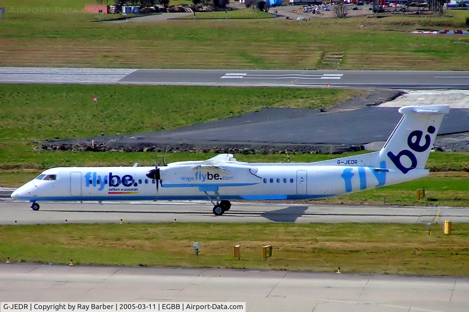 G-JEDR, 2003 De Havilland Canada DHC-8-402Q Dash 8 C/N 4087, G-JEDR   De Havilland Canada DHC-8Q-402 Dash 8 [4087] (Flybe) Birmingham Int'l~G 11/03/2005