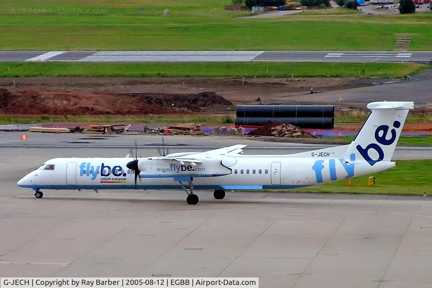 G-JECH, 2005 De Havilland Canada DHC-8-402Q Dash 8 C/N 4103, G-JECH   De Havilland Canada DHC-8Q-402 Dash 8 [4103] (Flybe) Birmingham Int'l~G 12/08/2005