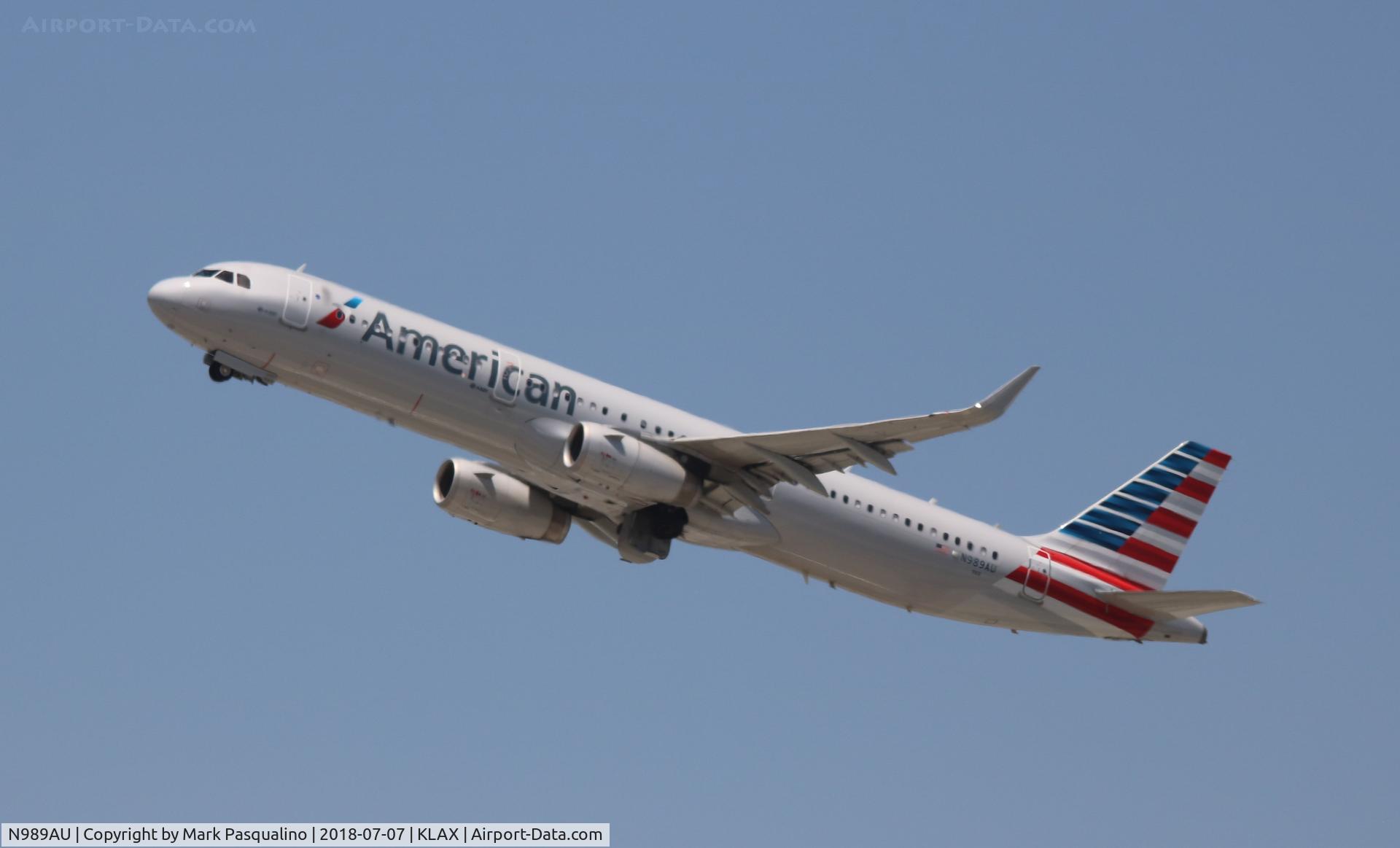 N989AU, 2016 Airbus A321-231 C/N 7307, Airbus A321-231