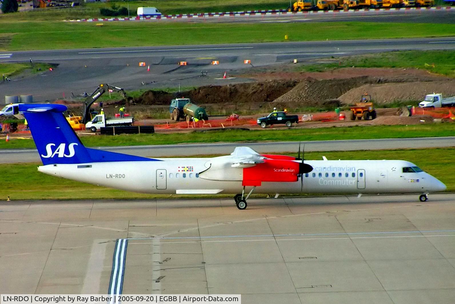 LN-RDO, 2000 De Havilland Canada DHC-8-402Q Dash 8 C/N 4036, LN-RDO   De Havilland Canada DHC-8Q-402 Dash 8 [4036] (SAS Scandinavian Airlines) Birmingham Int'l~G 20/09/2005