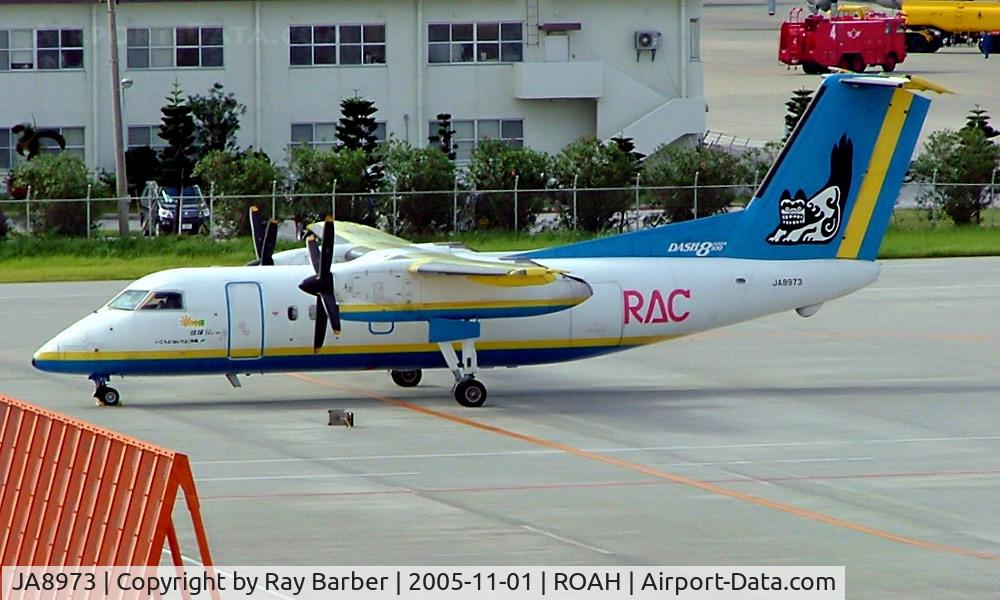 JA8973, 1997 De Havilland Canada DHC-8-103 Dash 8 C/N 501, JA8973   De Havilland Canada DHC-8Q-103 Dash 8 [501] (Ryukyu Air Commuter (RAC)) Okinawa-Naha~JA 01/11/2005
