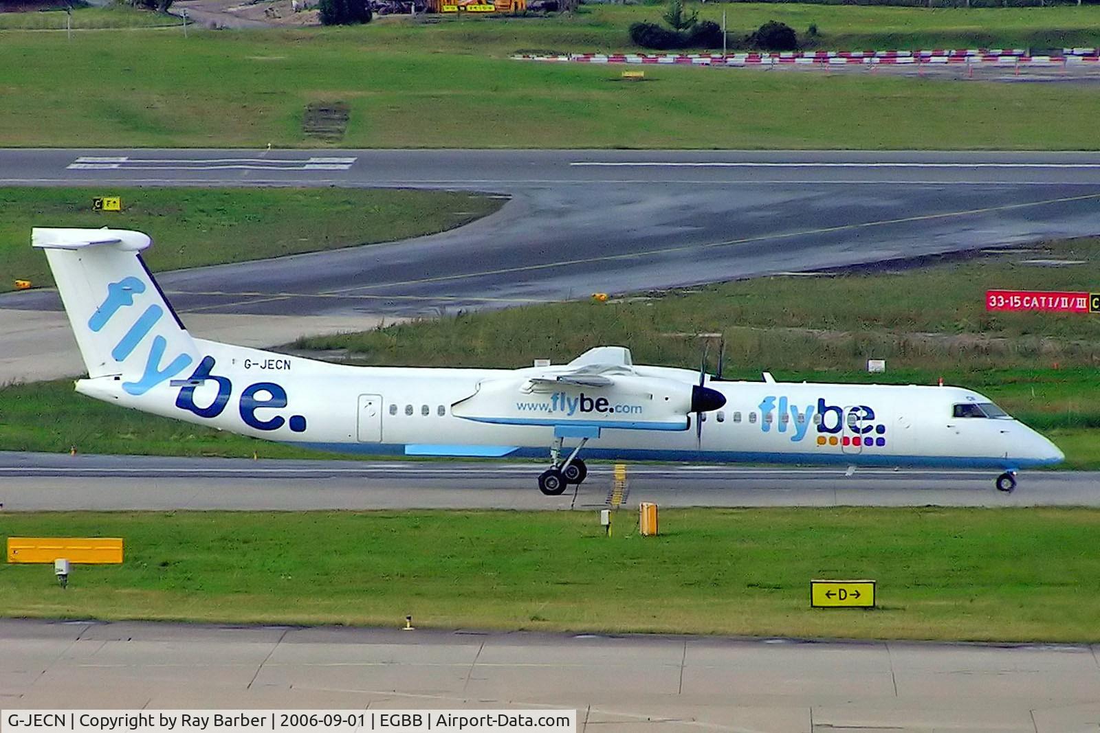 G-JECN, 2005 De Havilland Canada DHC-8-402Q Dash 8 C/N 4120, G-JECN   De Havilland Canada DHC-8Q-402 Dash 8 [4120] (Flybe) Birmingham Int'l~G 01/09/2006