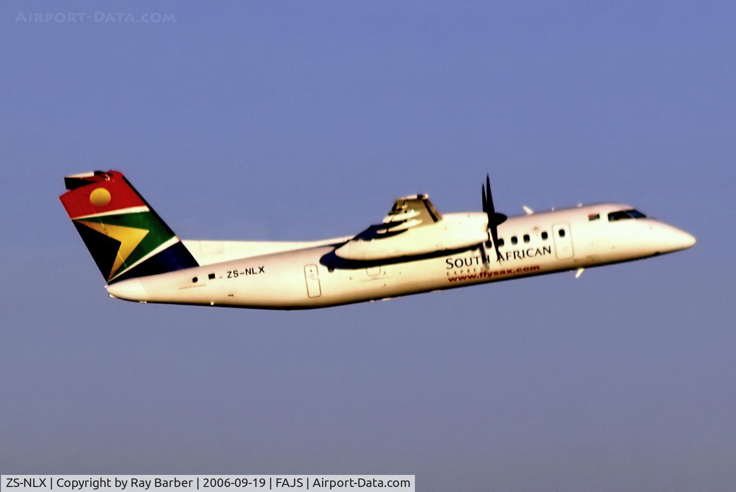 ZS-NLX, De Havilland Canada DHC-8-315 Dash 8 C/N 348, ZS-NLX   De Havilland Canada DHC-8-315 Dash 8 [348] (South African Express) Johannesburg Int'l~ZS 19/09/2006