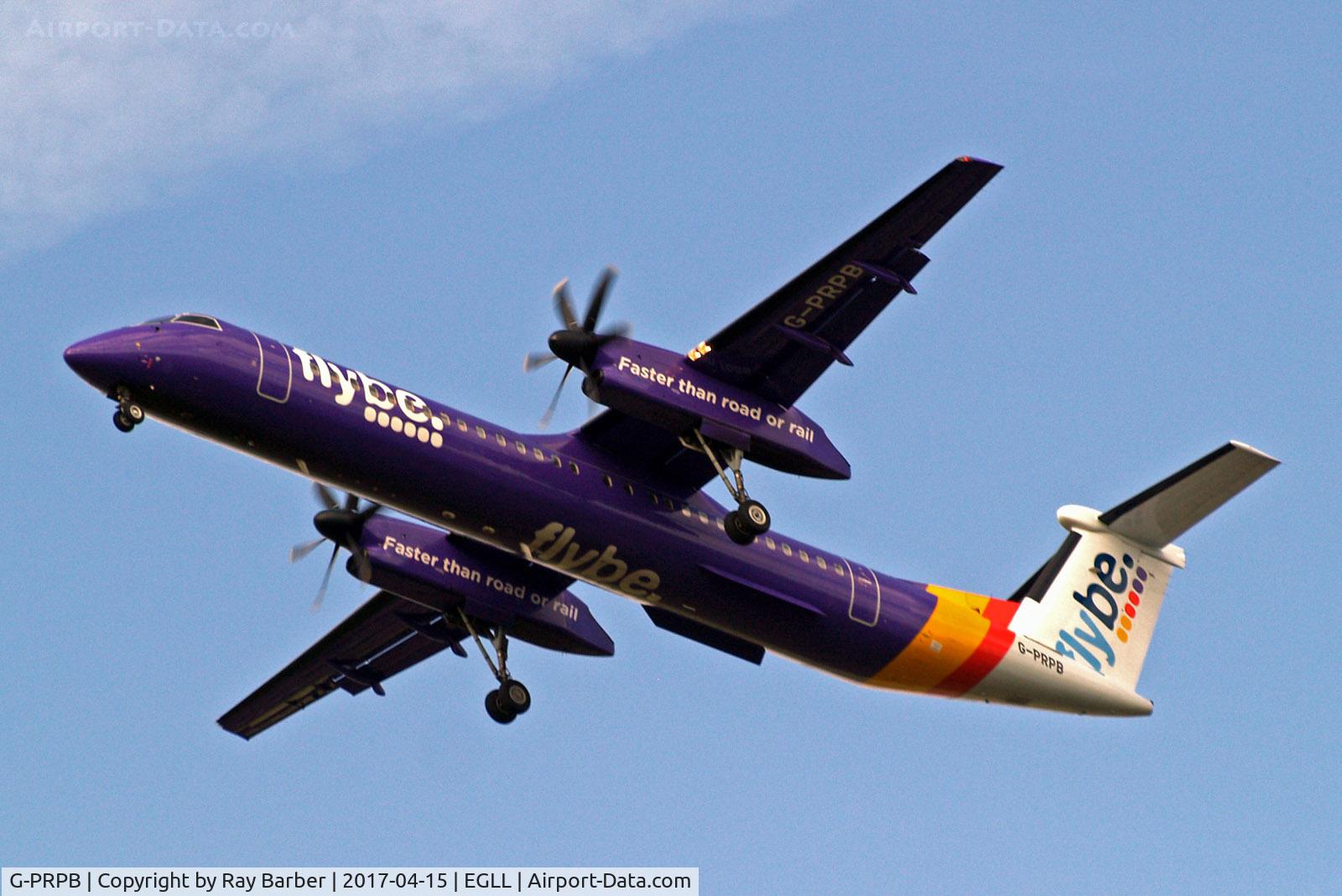 G-PRPB, 2010 Bombardier DHC-8-402 Dash 8 C/N 4333, G-PRPB   De Havilland DHC-8Q-402NG Dash 8 [4333] (Flybe) Home~G 15/04/2017