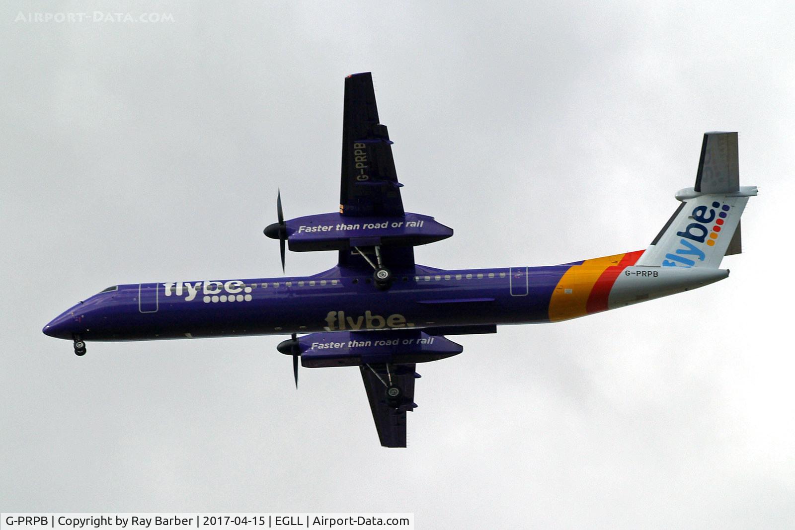 G-PRPB, 2010 Bombardier DHC-8-402 Dash 8 C/N 4333, G-PRPB   De Havilland DHC-8Q-402NG Dash 8 [4333] (Flybe) Home~G 15/04/2017