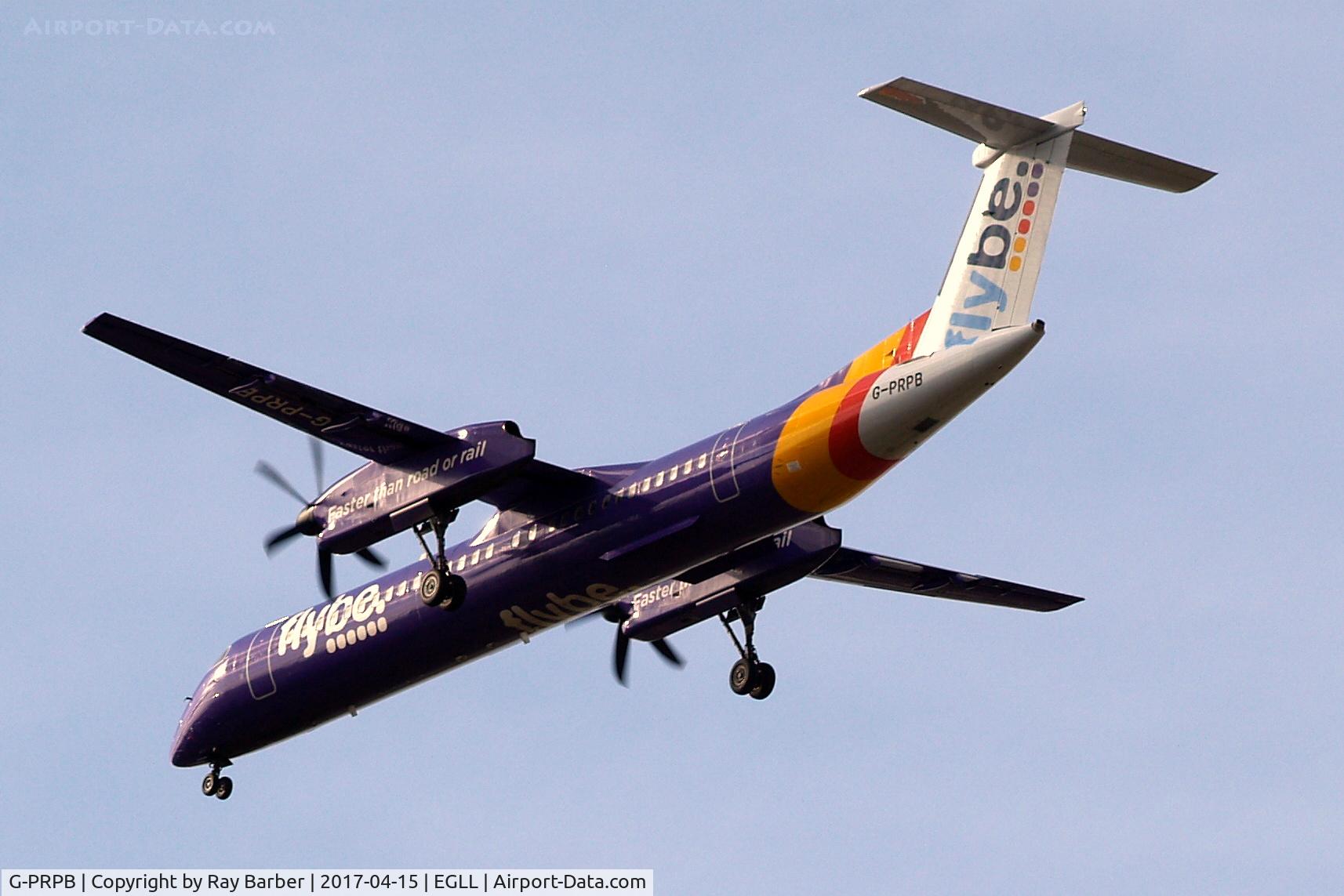 G-PRPB, 2010 Bombardier DHC-8-402 Dash 8 C/N 4333, G-PRPB   De Havilland DHC-8Q-402NG Dash 8 [4333] (Flybe) Home~G 15/04/2017