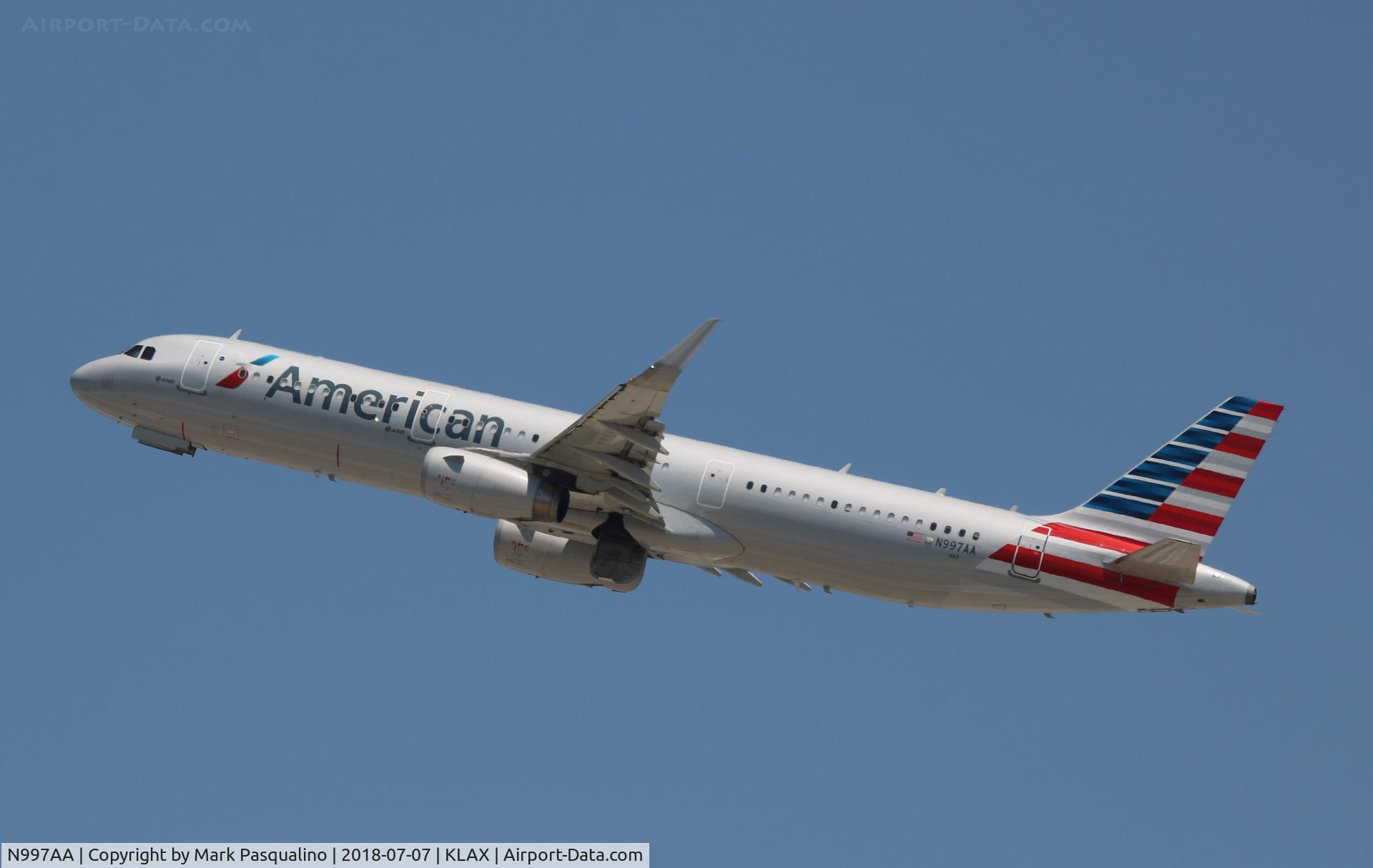 N997AA, 2017 Airbus A321-231 C/N 7349, Airbus A321-231