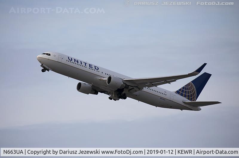 N663UA, 1993 Boeing 767-322 C/N 27160, Boeing 767-322/ER - United Airlines  C/N 27160, N663UA