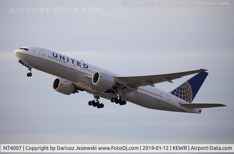 N74007, 1999 Boeing 777-224 C/N 29477, Boeing 777-224/ER - United Airlines  C/N 29477, N74007