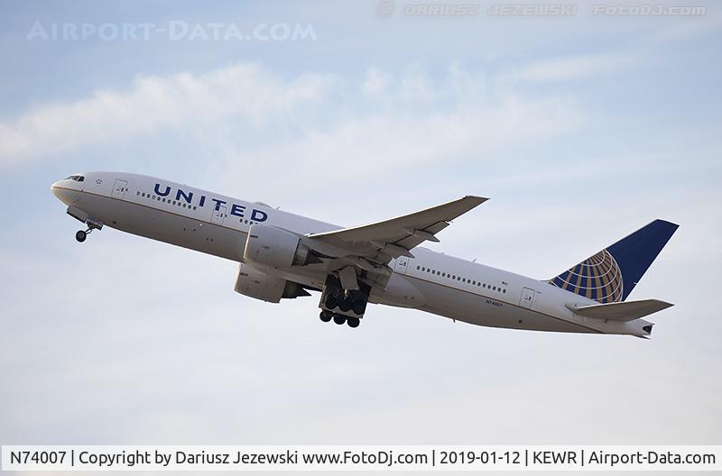 N74007, 1999 Boeing 777-224 C/N 29477, Boeing 777-224/ER - United Airlines  C/N 29477, N74007