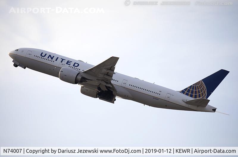 N74007, 1999 Boeing 777-224 C/N 29477, Boeing 777-224/ER - United Airlines  C/N 29477, N74007