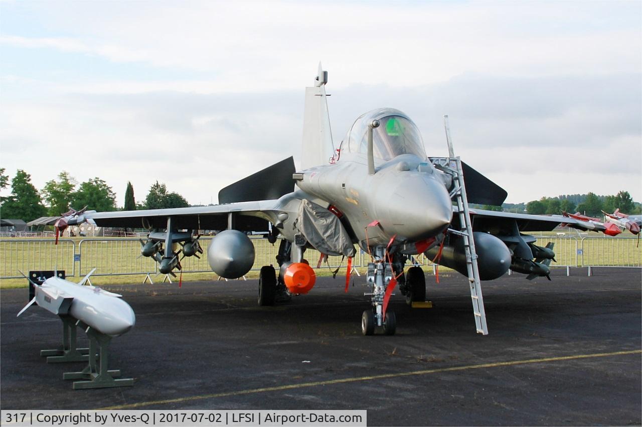 317, Dassault Rafale B C/N 317, Dassault Rafale B, Static display, St Dizier-Robinson Air Base 113 (LFSI) Open day 2017