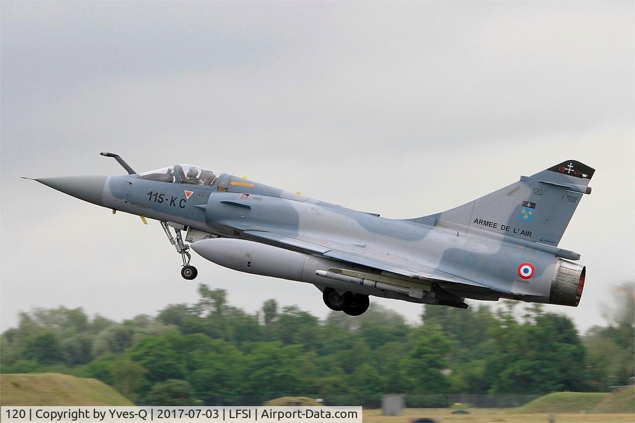 120, Dassault Mirage 2000C C/N 396, Dassault Mirage 2000 C, Take off rwy 29, St Dizier-Robinson Air Base 113 (LFSI) Open day 2017