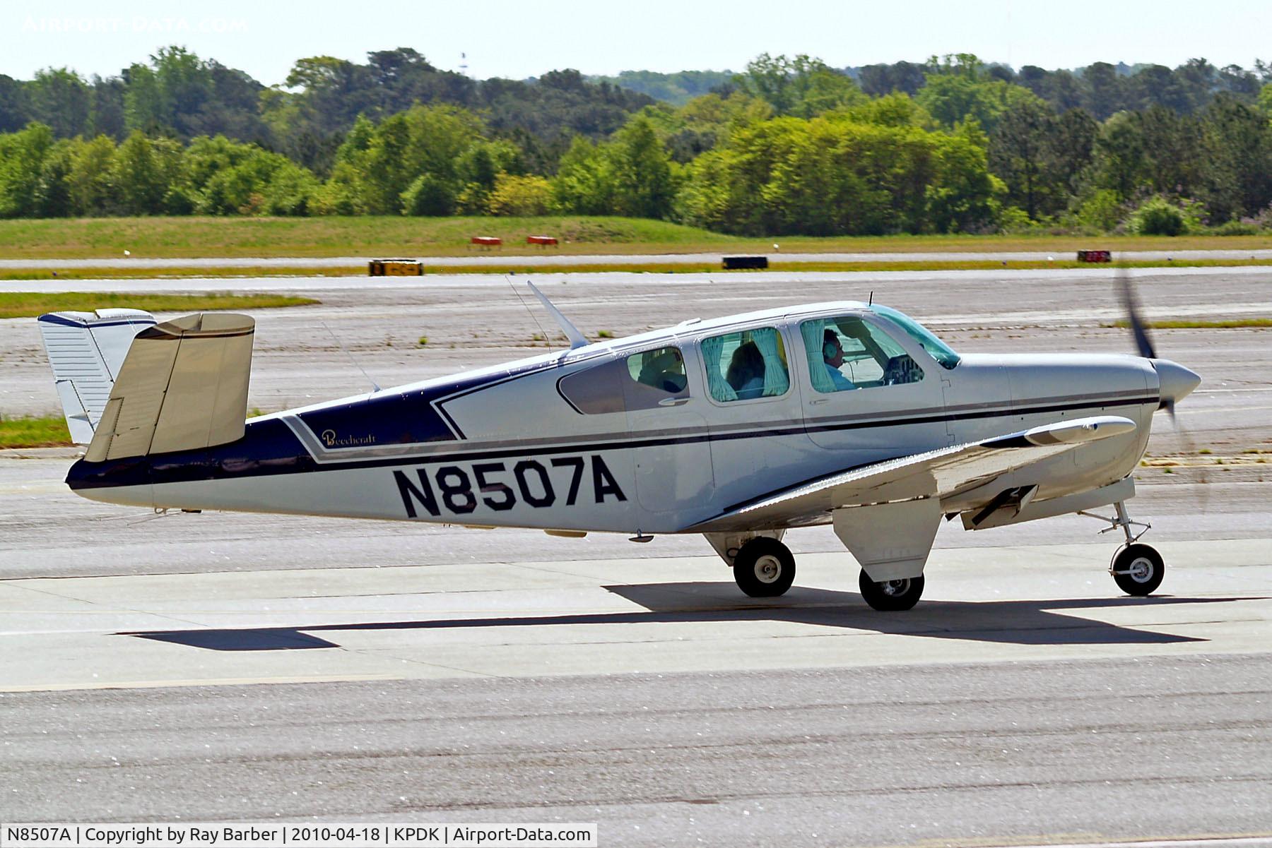 N8507A, 1949 Beech A35 Bonanza C/N D1929, N8507A   Beech A35 Bonanza [D-1929] Atlanta-Dekalb Peachtree~N 18/04/2010