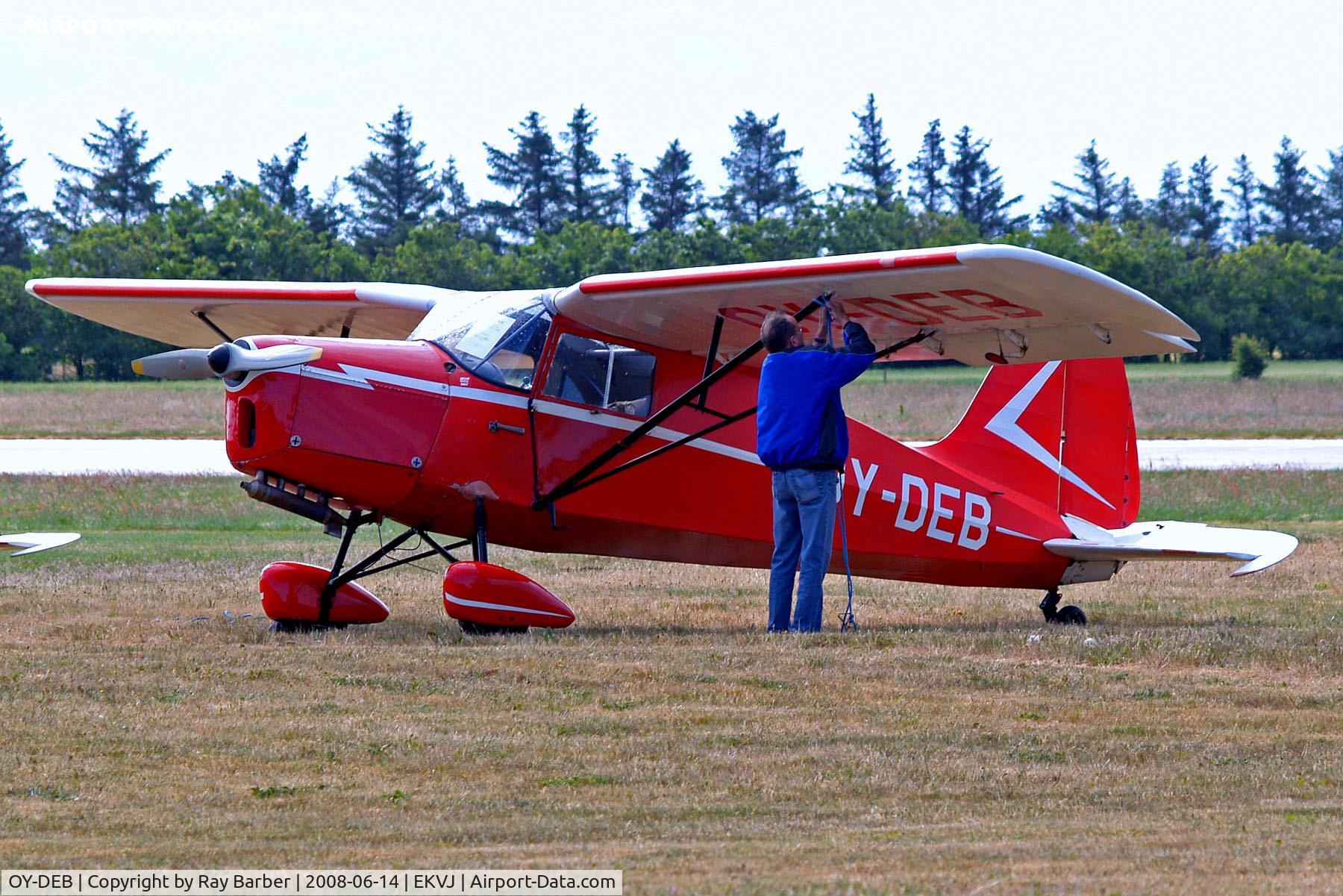 OY-DEB, 1946 SAI KZ III U-2 C/N 94, OY-DEB   S.A.I. KZ.III U-2 Laerke [94] Stauning~OY 14/06/2008