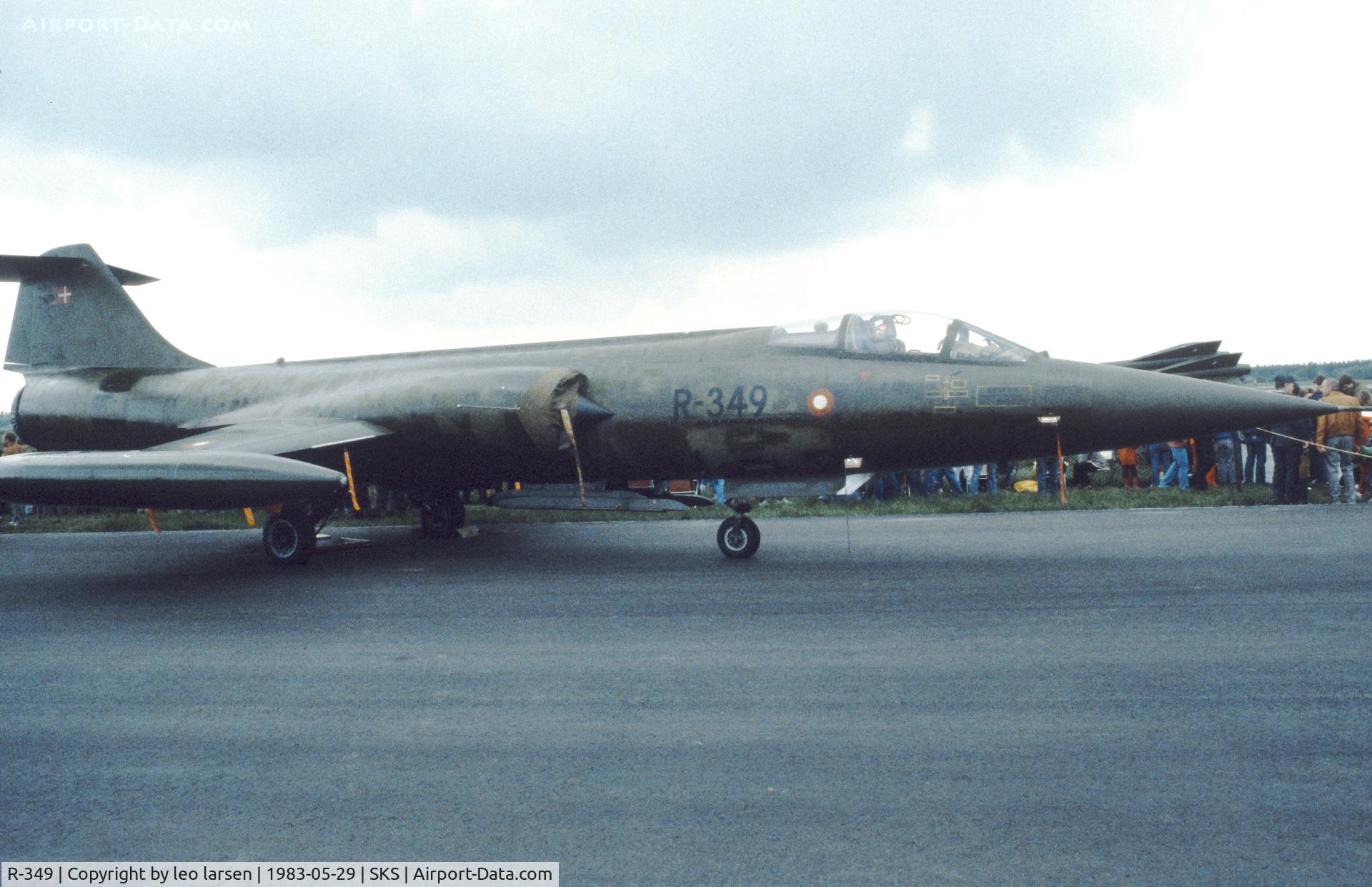 R-349, 1962 Lockheed F-104G Starfighter C/N 683D-6048, Air Show Skrydstrup 29.5.1983