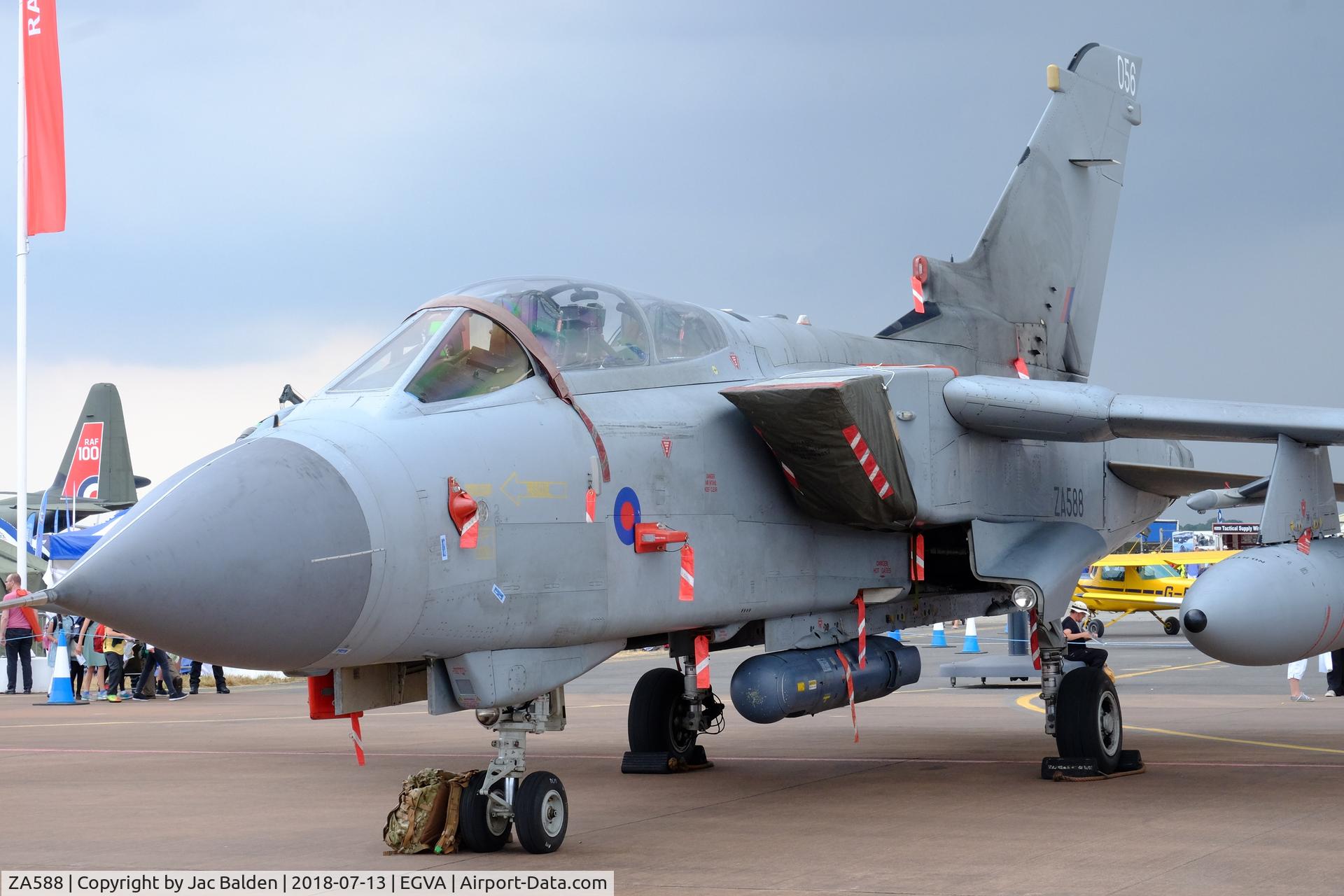 ZA588, 1981 Panavia Tornado GR.4 C/N 098/BS031/3052, Taken at RIAT 2018
