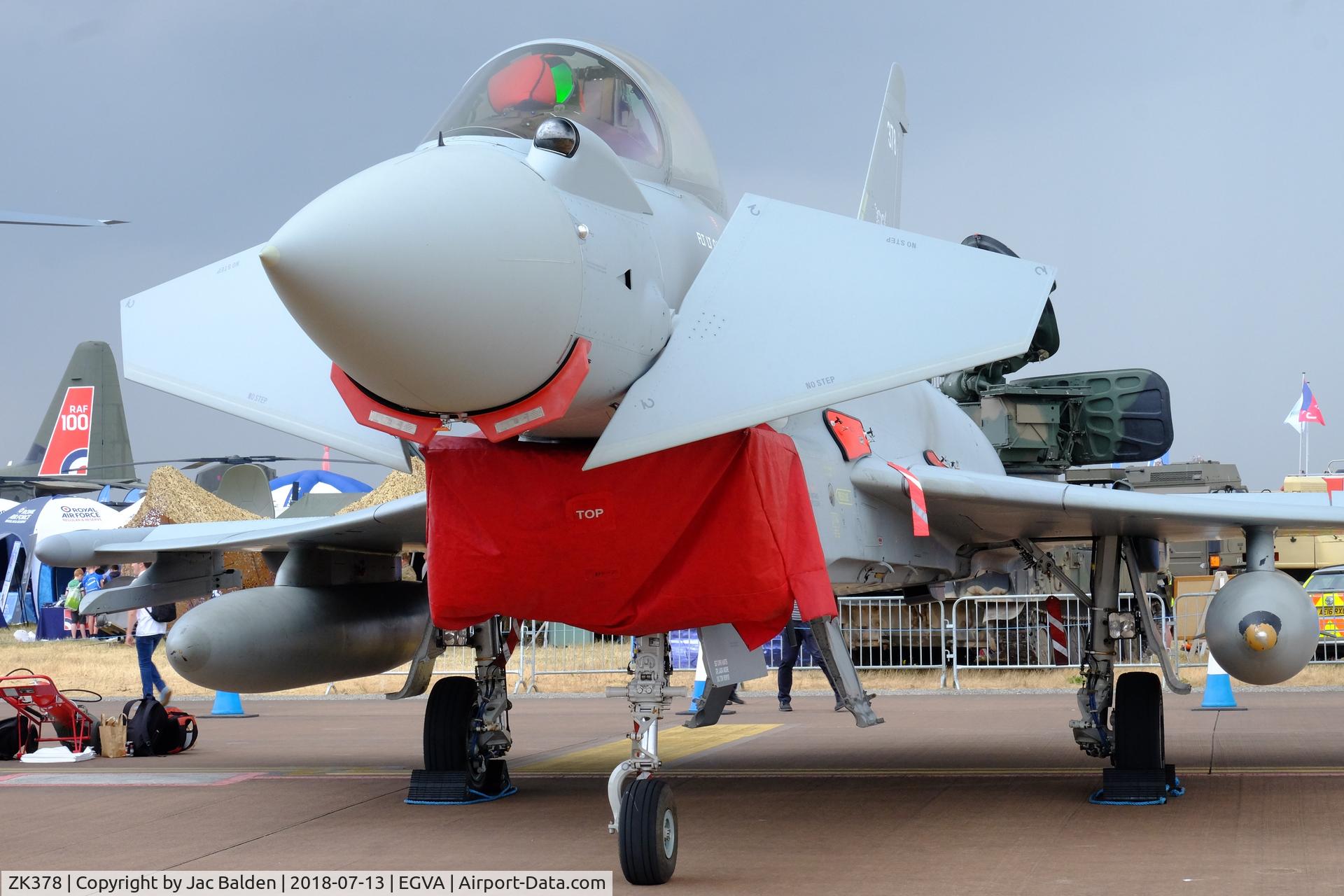 ZK378, Eurofighter Typhoon FGR.4 C/N BS139, ZK378 in 2 Sqn markings at RIAT 2018