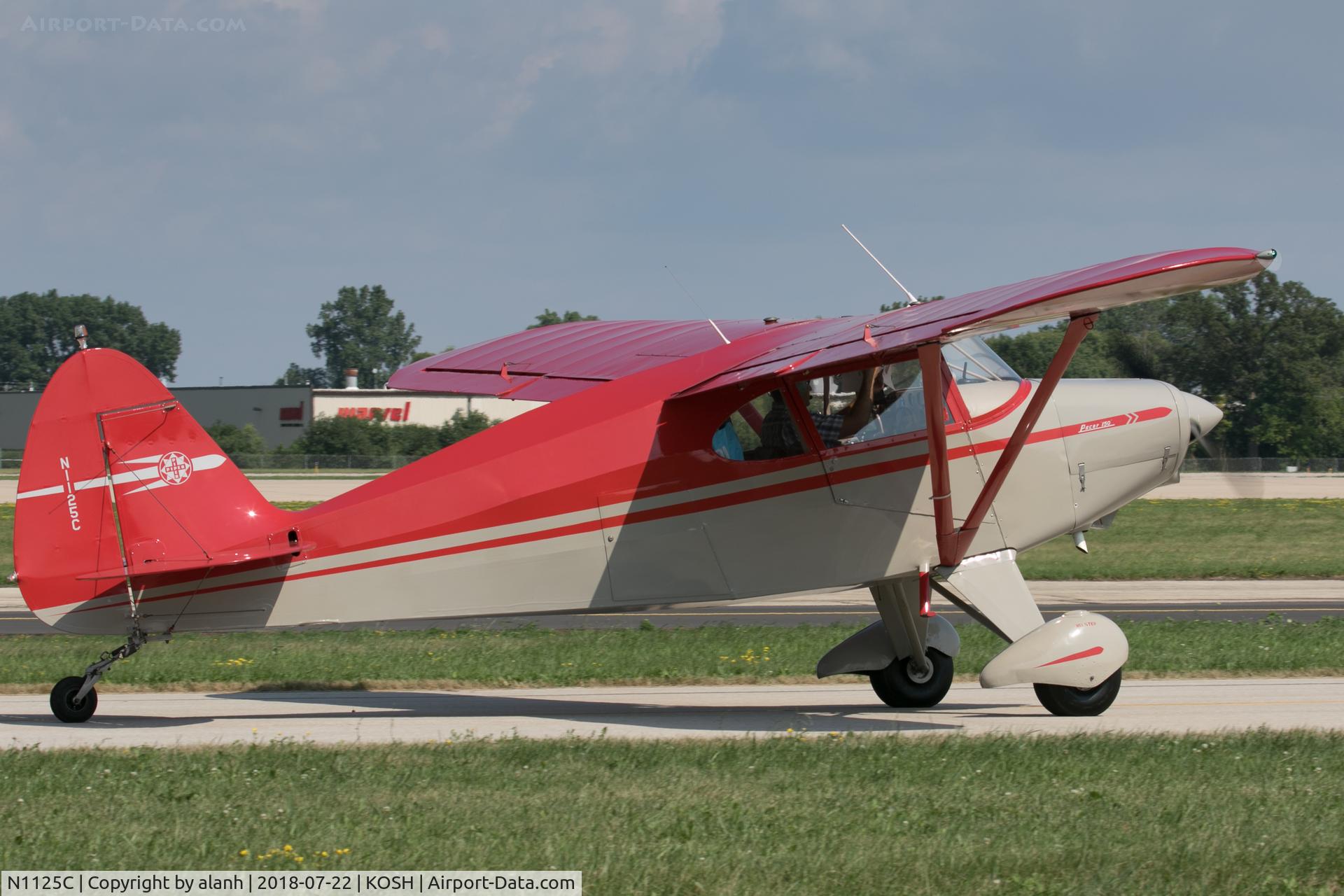 N1125C, 1953 Piper PA-20-135 Pacer C/N 20-958, At AirVenture 2018