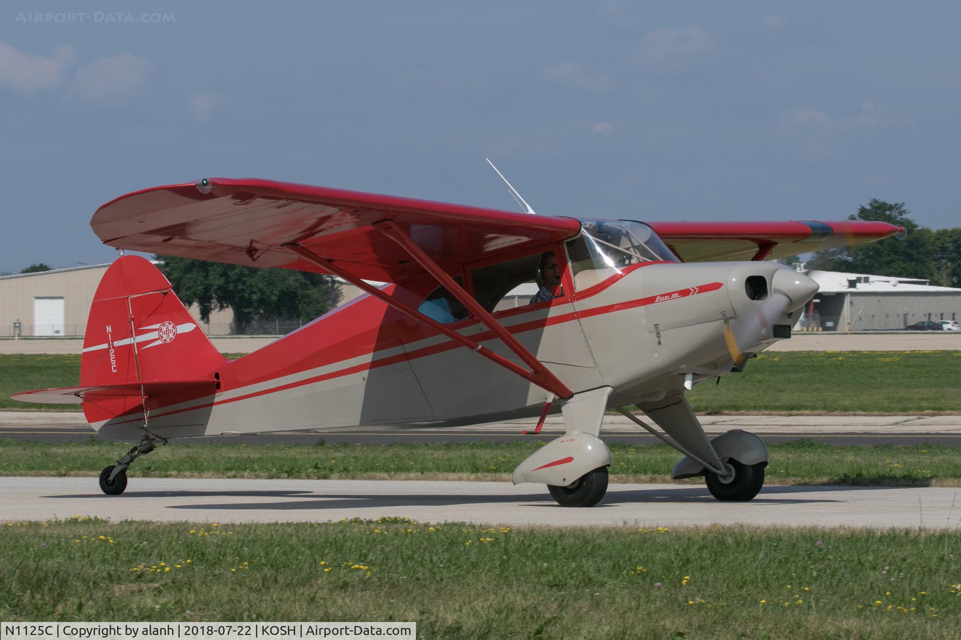 N1125C, 1953 Piper PA-20-135 Pacer C/N 20-958, At AirVenture 2018