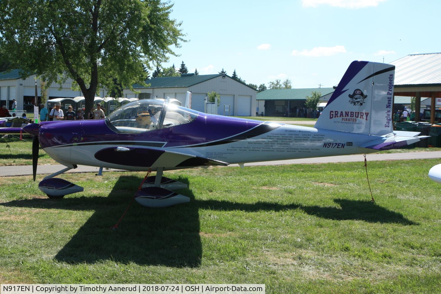 N917EN, 2017 Vans RV-12 C/N 120994, 2017 VANS AIRCRAFT INC RV-12, c/n: 120994