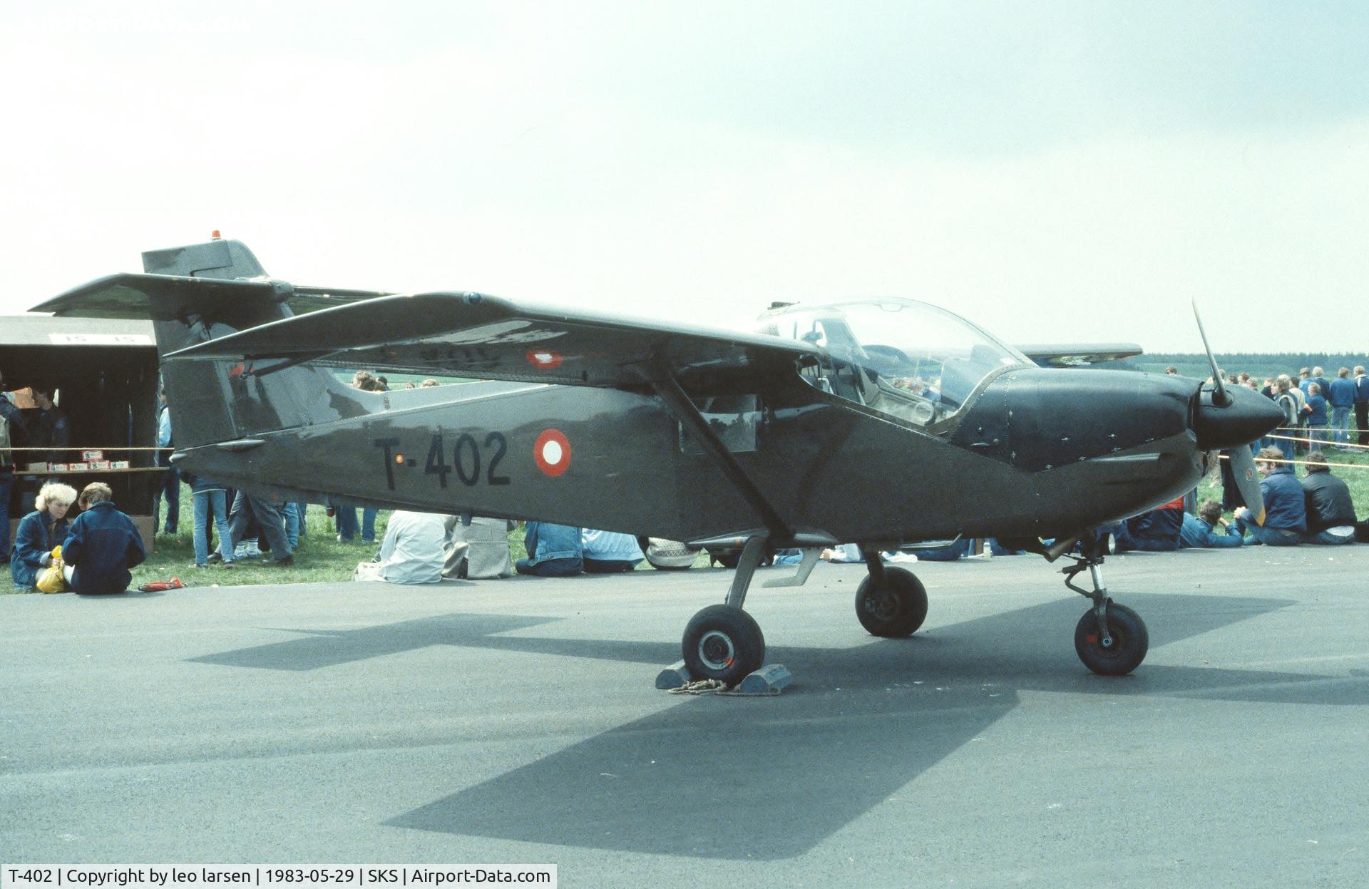 T-402, 1975 Saab T-17 Supporter C/N 15-202, Air Show Skrydstrup 29.5.1983