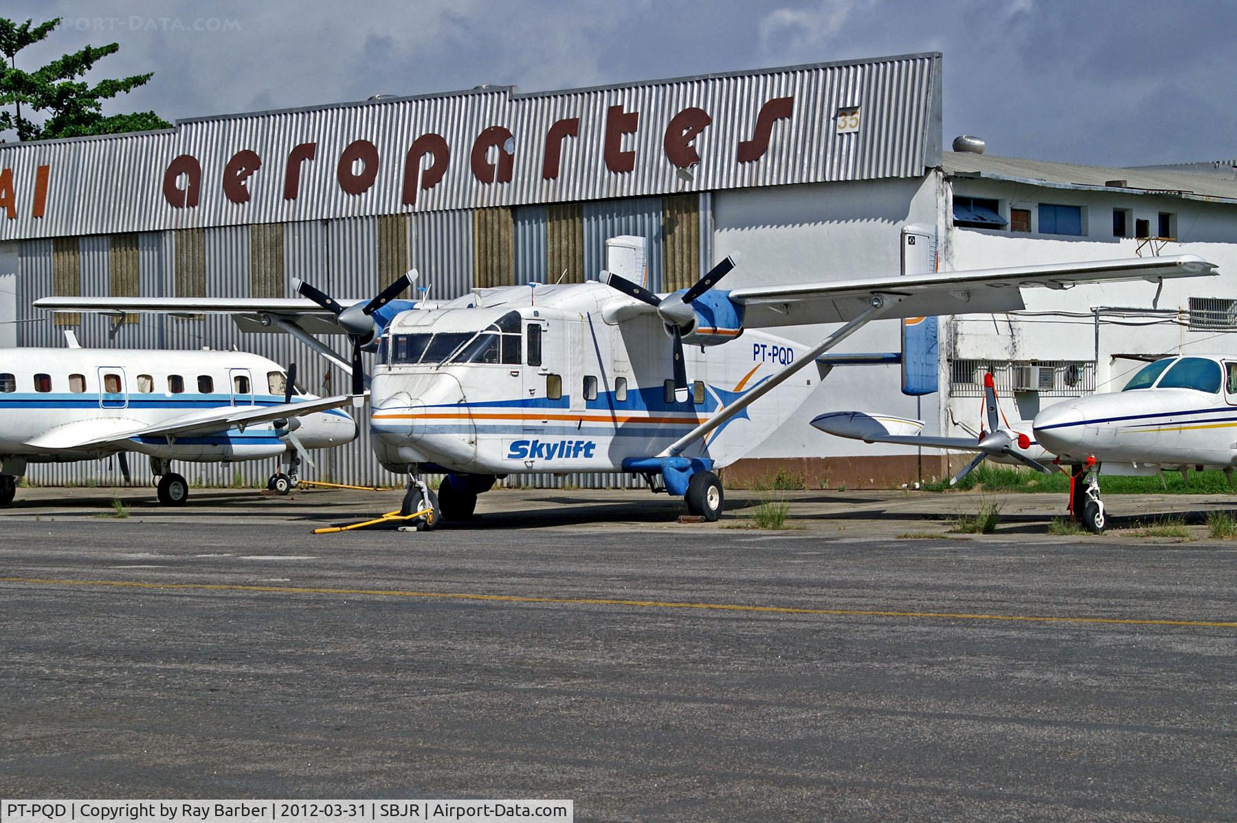 PT-PQD, 1977 Short SC.7 Skyvan 3 C/N SH.1951, PT-PQD   Short SC-7 3-100 Skyvan [SH1951] (Skylift) Jacarepagua-Roberto Marinho Airport~PP 31/03/2012