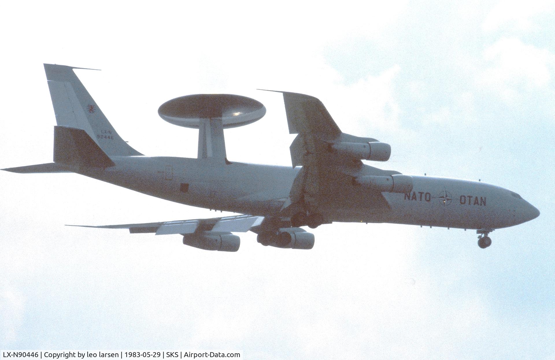 LX-N90446, 1982 Boeing E-3A Sentry C/N 22841, Air Show  Skrydstrup 29.5.1983