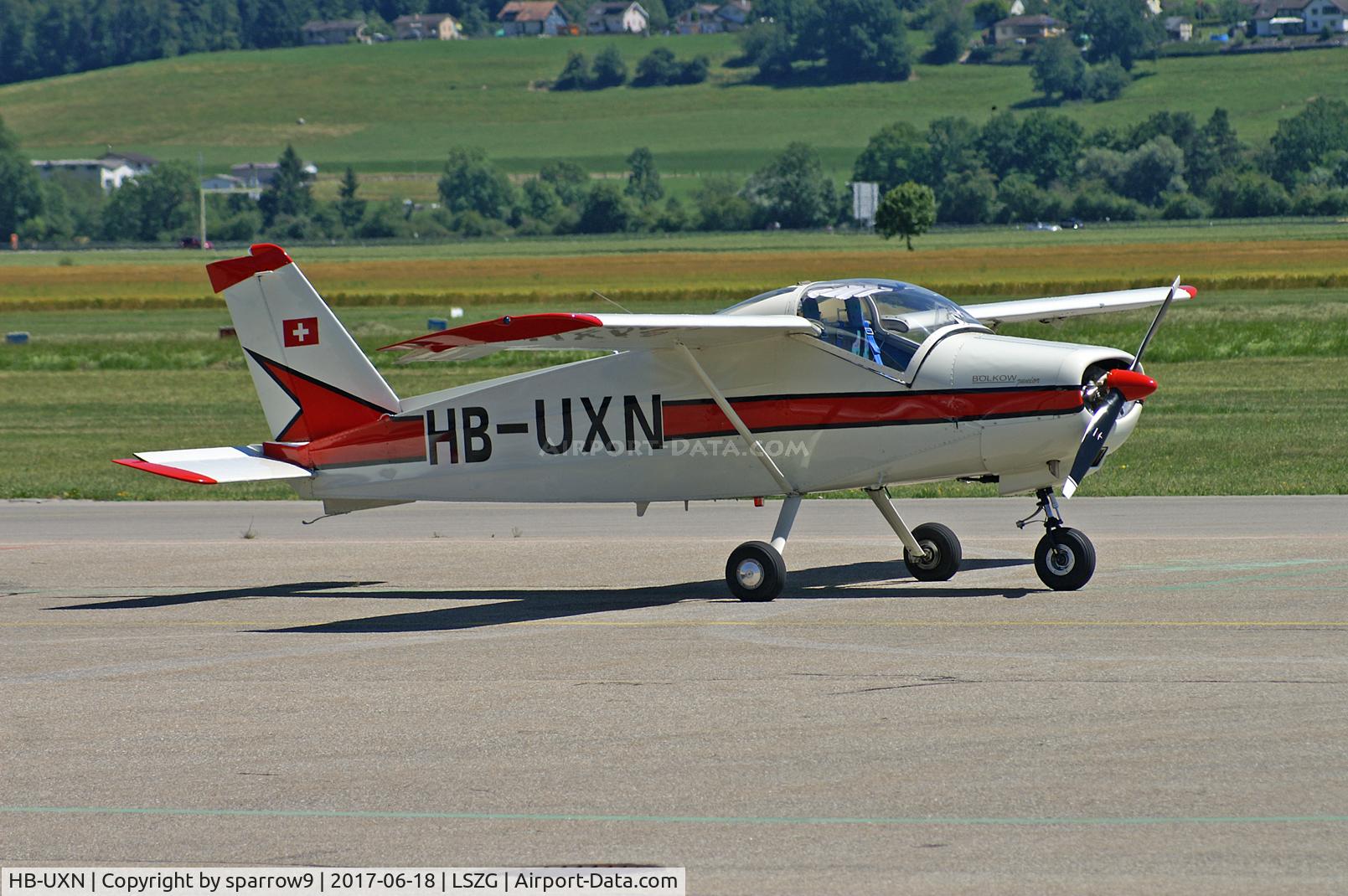 HB-UXN, 1963 Bolkow Bo-208C Junior C/N 513, At Grenchen
