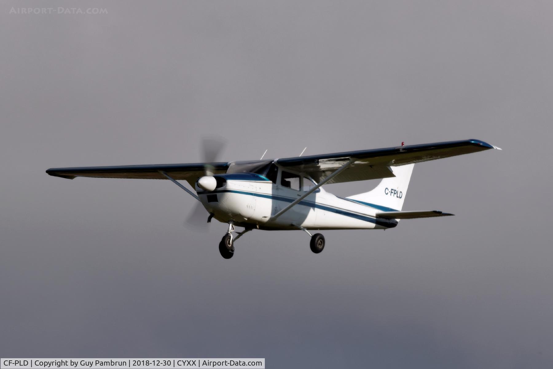 CF-PLD, 1964 Cessna 182G Skylane C/N 18255460, Landing