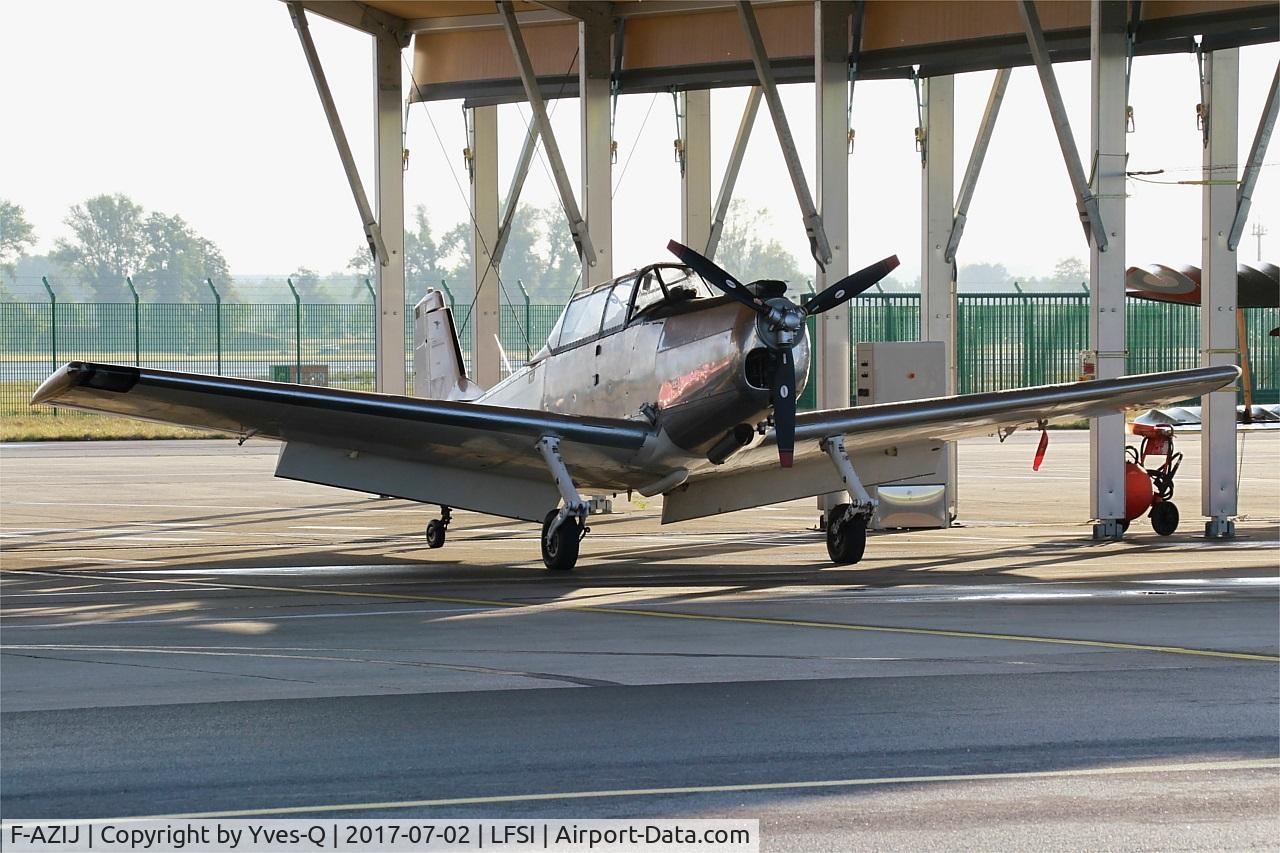 F-AZIJ, 1961 Nord 3202B-1 Master C/N 85, Nord 3202B-1 Master, Parked, St Dizier-Robinson Air Base 113 (LFSI) Open day 2017