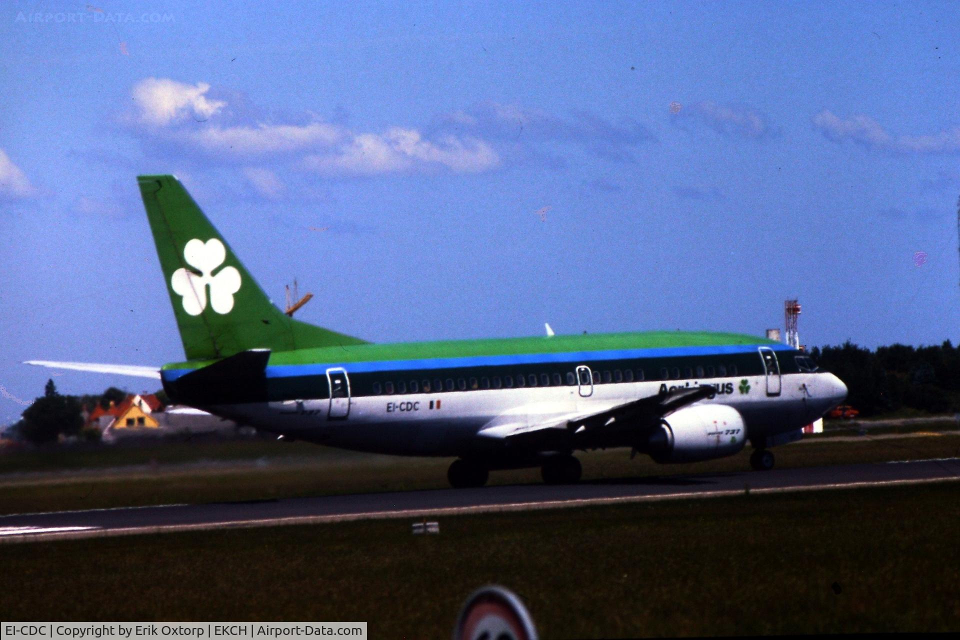 EI-CDC, 1990 Boeing 737-548 C/N 24968, EI-CDC taking off rw 04R