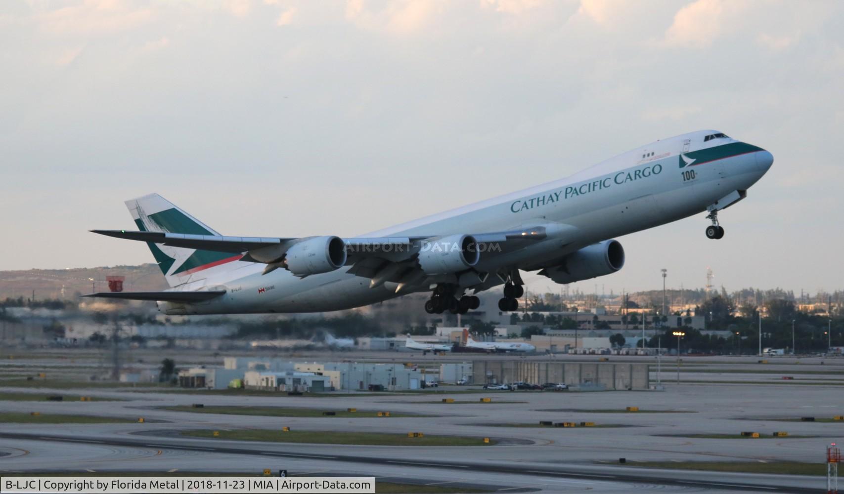 B-LJC, 2011 Boeing 747-867F/SCD C/N 39240, Cathay Pacific