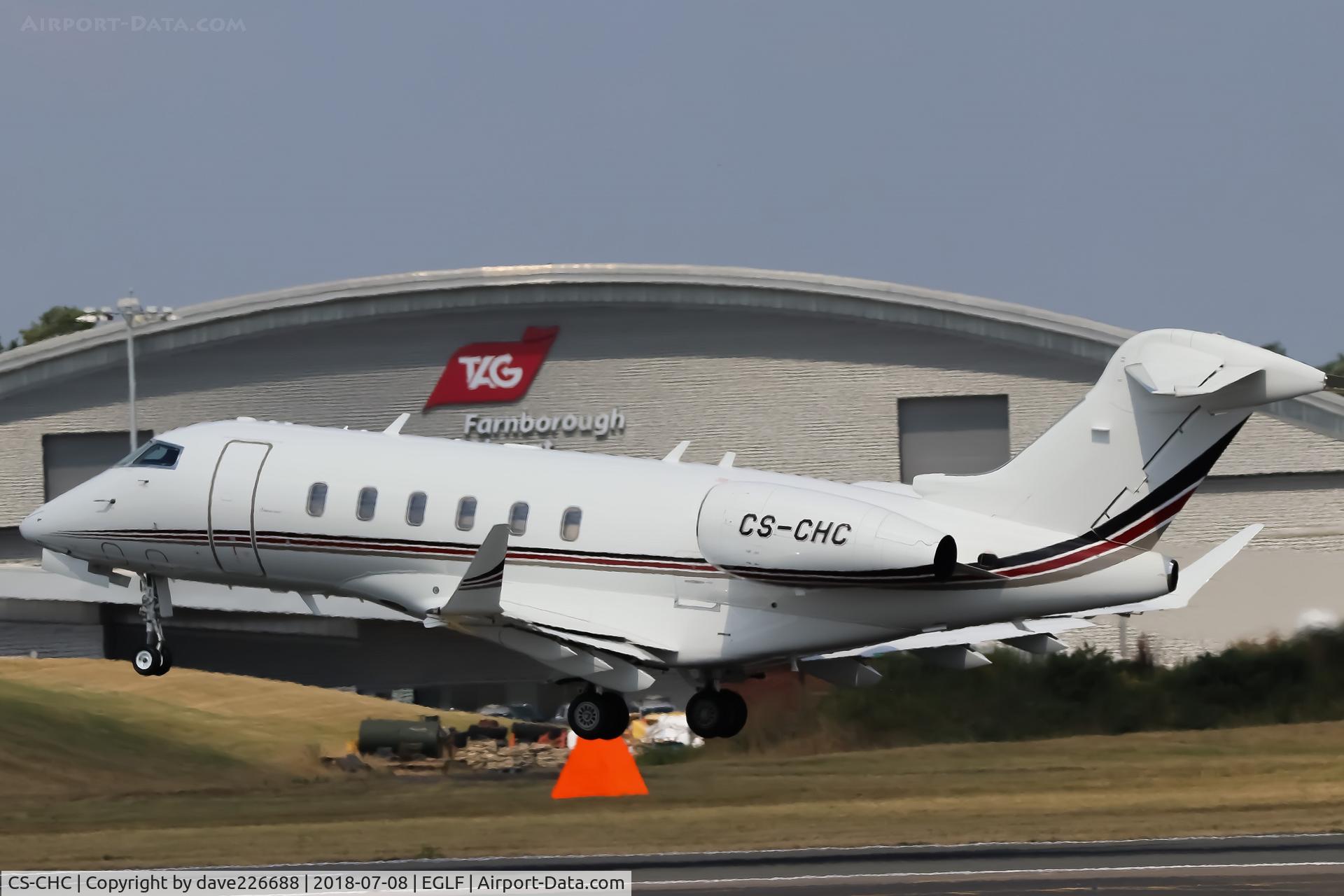 CS-CHC, 2015 Bombardier Challenger 350 (BD-100-1A10) C/N 20572, Netjets Challenger 350 landing on 24 - Farnborough FAB