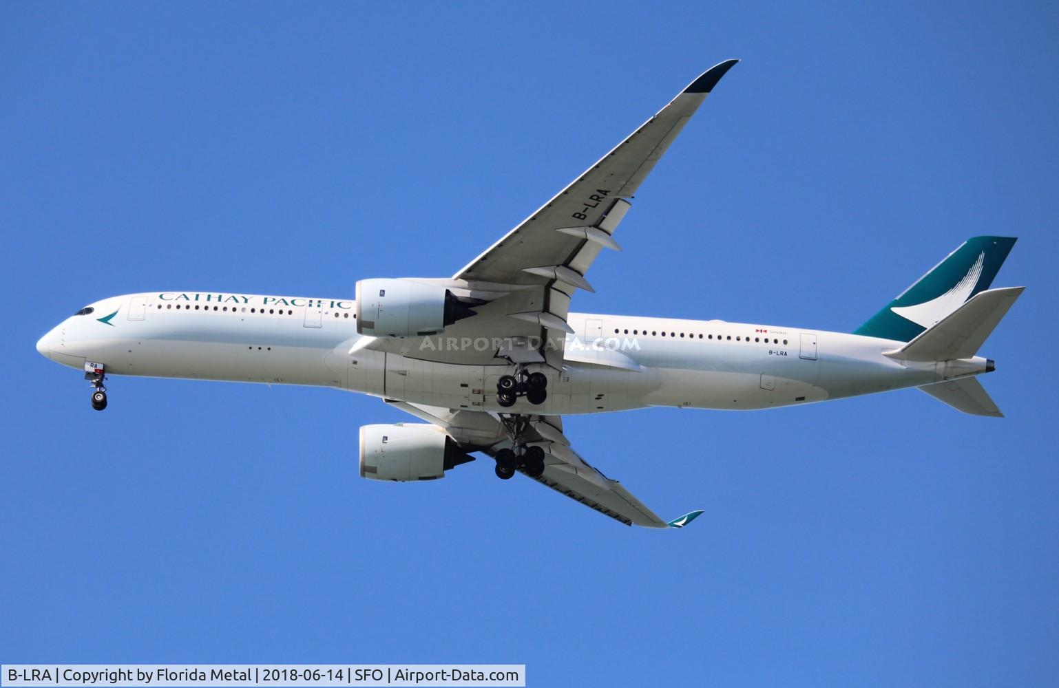 B-LRA, 2016 Airbus A350-941 C/N 029, Cathay Pacific