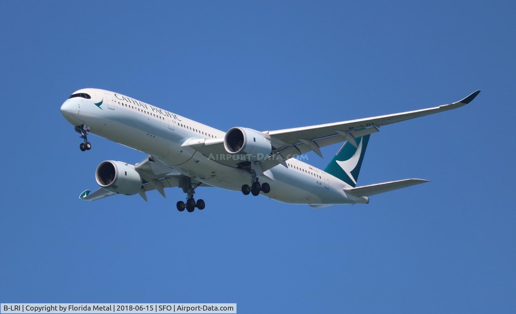 B-LRI, 2016 Airbus A350-941 C/N 058, Cathay Pacific