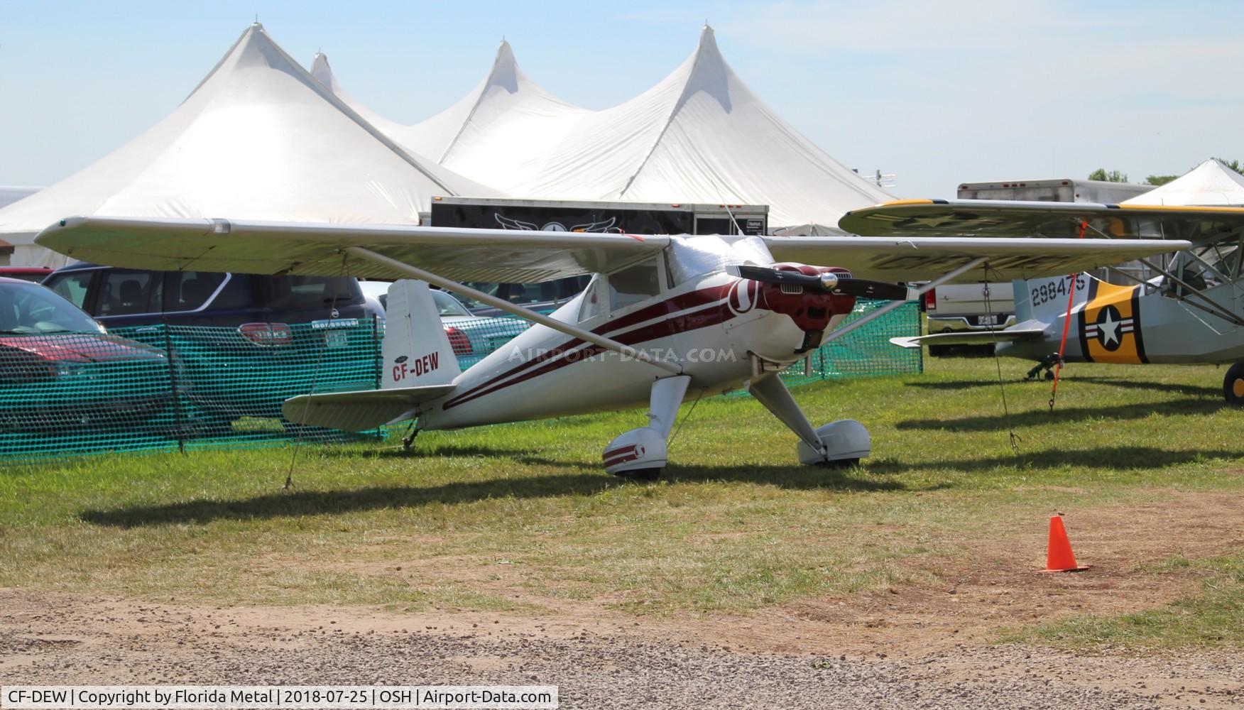 CF-DEW, Luscombe 8E Silvaire C/N 5272, Luscombe 8E