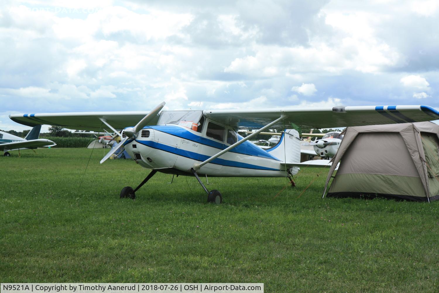N9521A, 1949 Cessna 170A C/N 19082, 1949 Cessna 170A, c/n: 19082