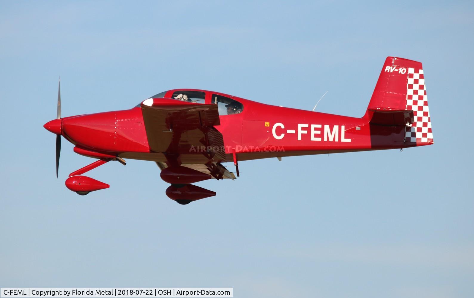 C-FEML, 2018 Vans RV-10 C/N 40740, RV-10