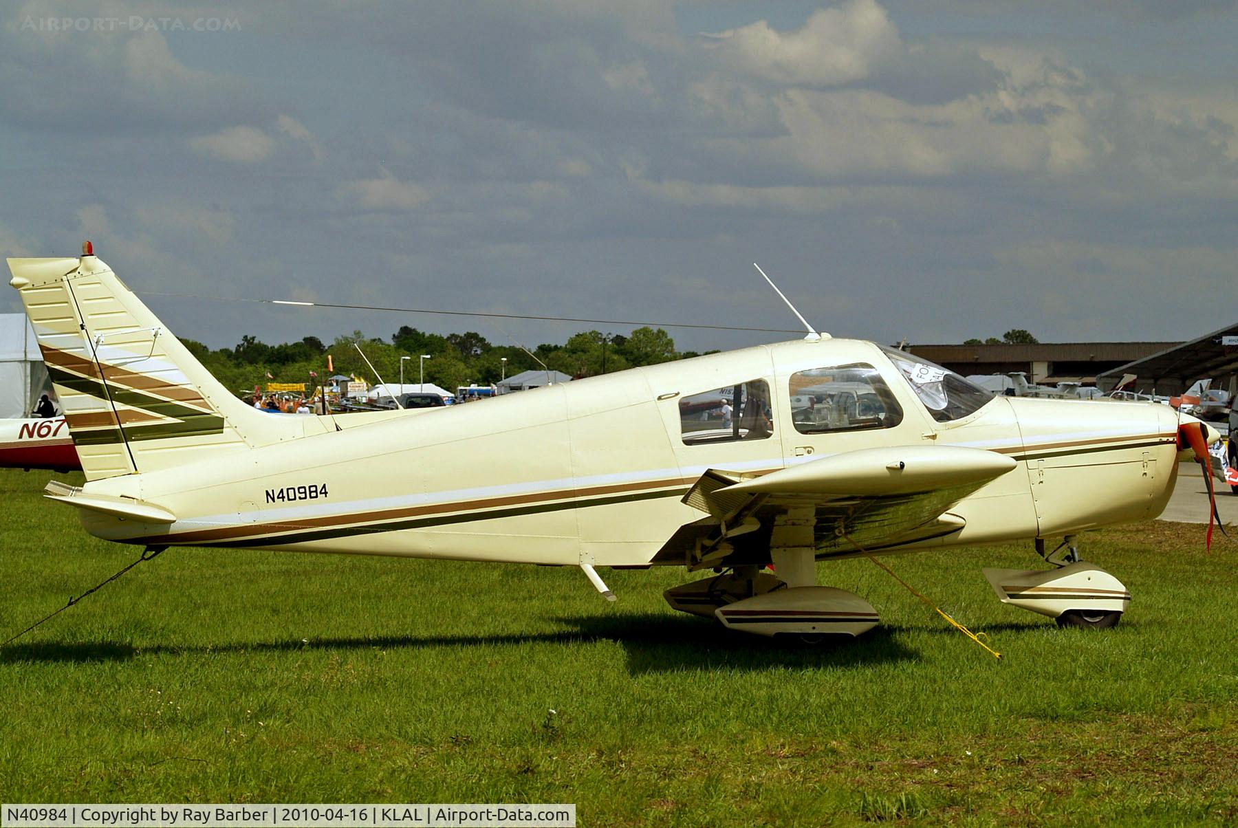 N40984, 1973 Piper PA-28-140 Cherokee C/N 28-7425199, N40984   Piper PA-28-140 Cherokee [28-7425199] Lakeland-Linder~N 16/04/2010