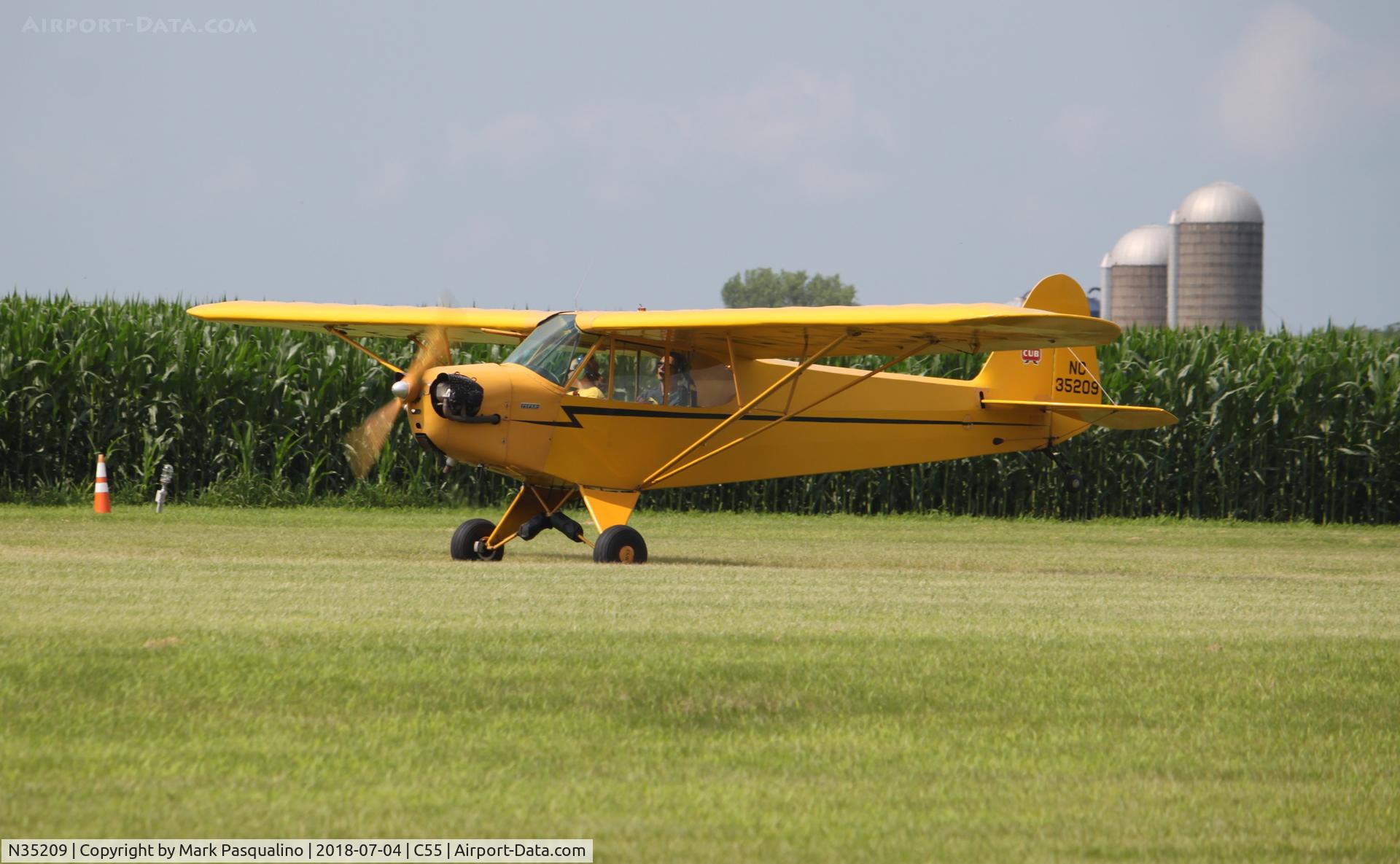 N35209, 1941 Piper J3C-65 Cub Cub C/N 6207, Piper J3C-65