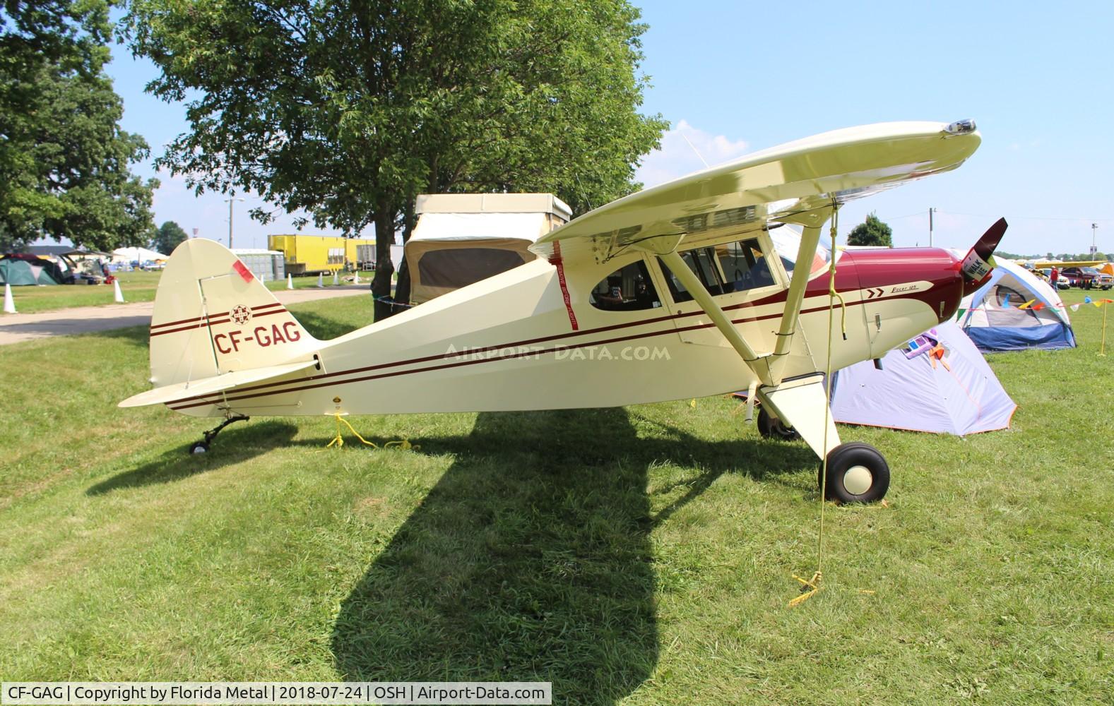 CF-GAG, 1950 Piper PA-20 Pacer C/N 20-213, PA-20