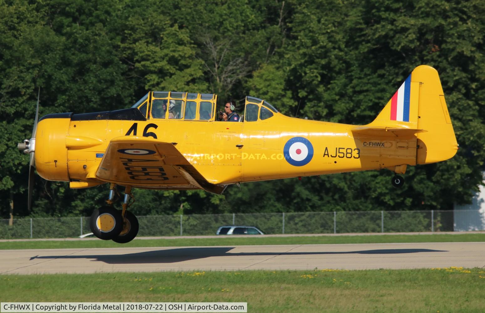 C-FHWX, 1941 Noorduyn AT-16 Harvard II C/N 76-3553, Harvard II