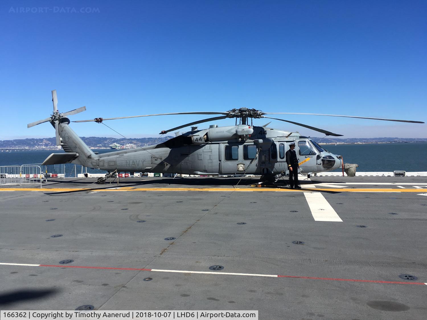 166362, Sikorsky MH-60S C/N 166362, Sikorsky MH-60S, c/n: 166362. Aboard the USS Bonhomme Richard (LHD-6), San Francisco, CA, Fleet Week.