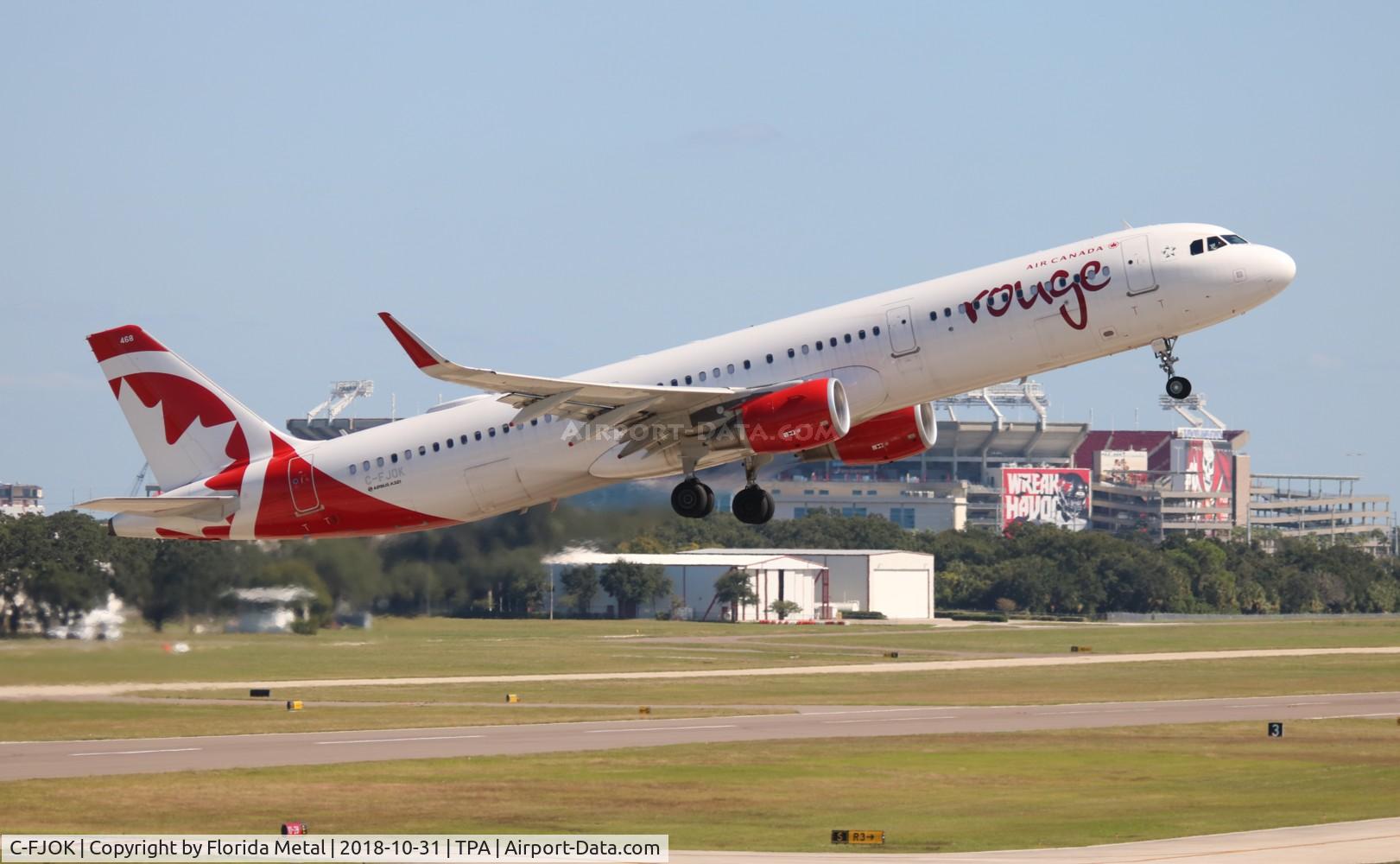 C-FJOK, 2015 Airbus A321-211 C/N 6844, Rouge