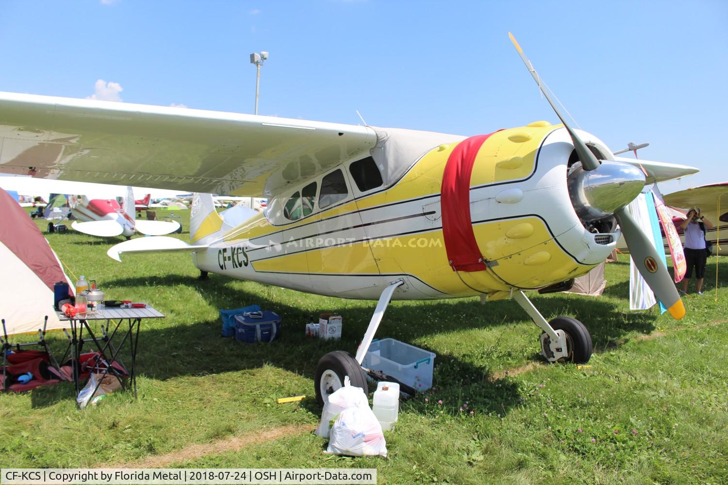 CF-KCS, 1947 Cessna 195 C/N 7034, Cessna 195
