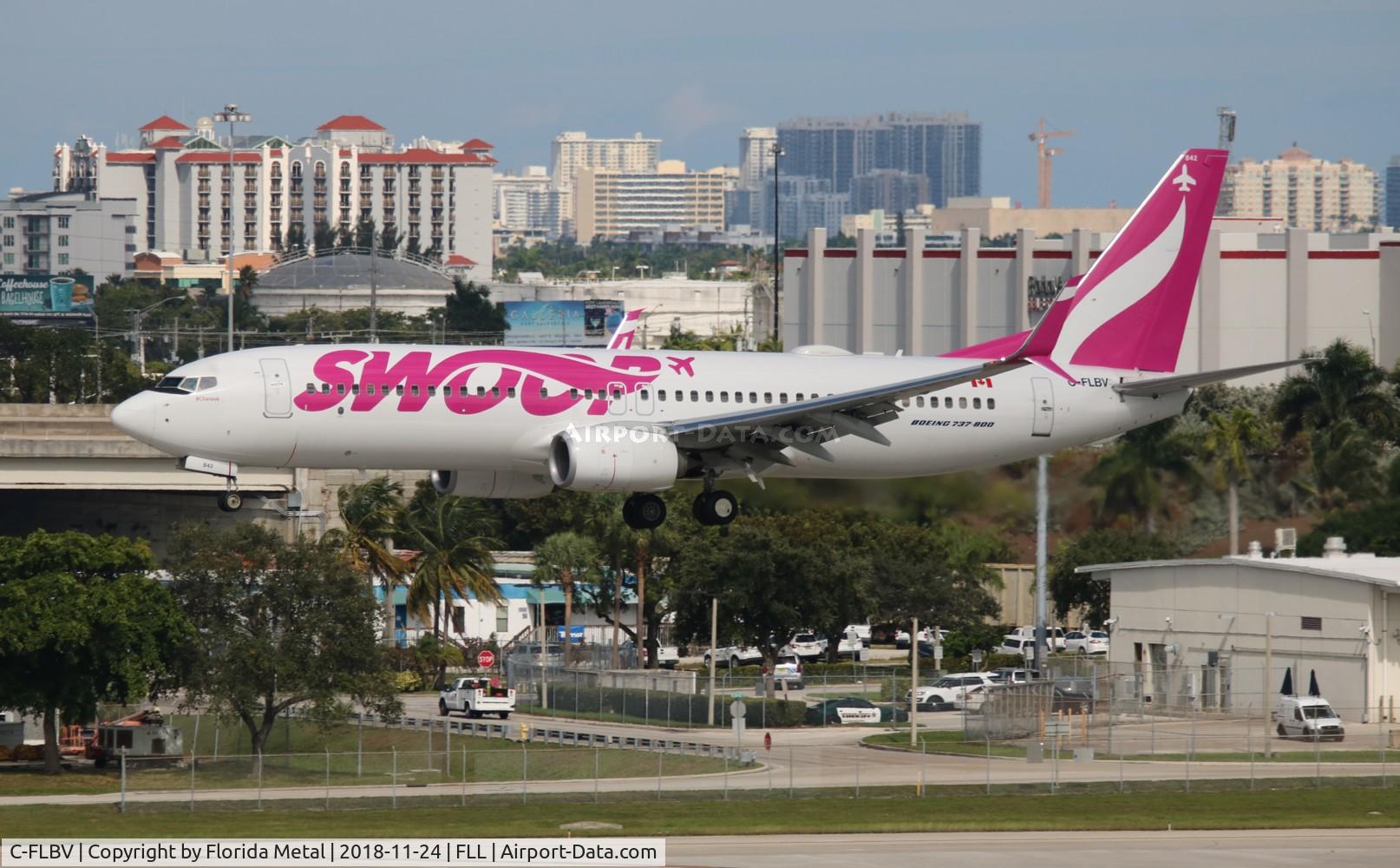 C-FLBV, 2015 Boeing 737-8CT C/N 40836, Swoop